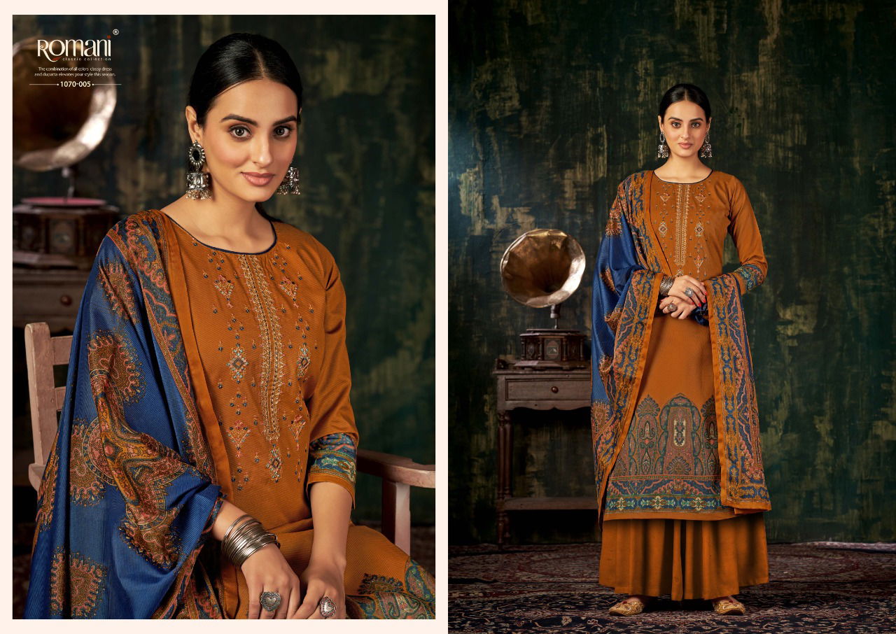 Romani Mareena 7th Regular Wear Wholesale Printed Cotton Dress Material
